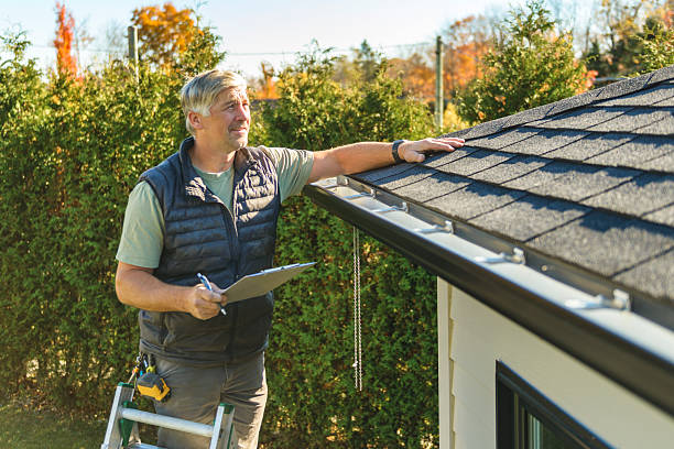 Professional Storm Damage Roof Repair technician working in Skyforest, CA